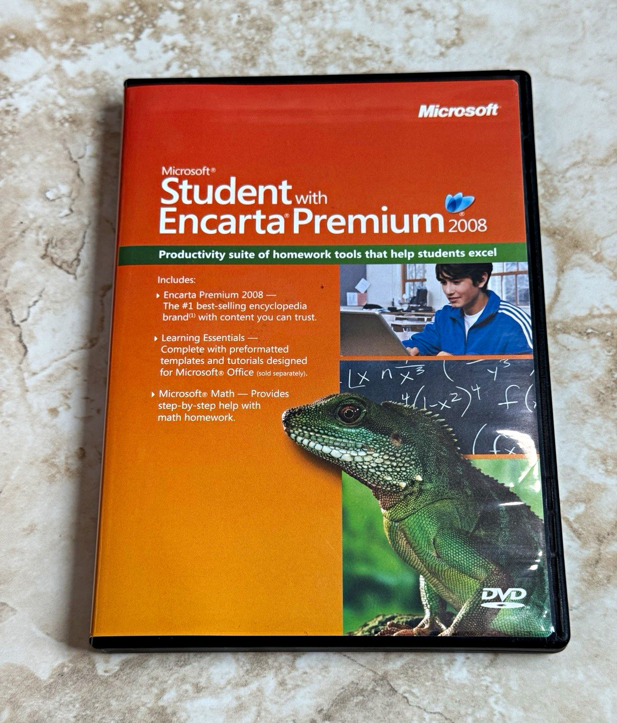 Microsoft Student w/ Encarta Premium 2008 DVD for Windows English Retail 1PC
