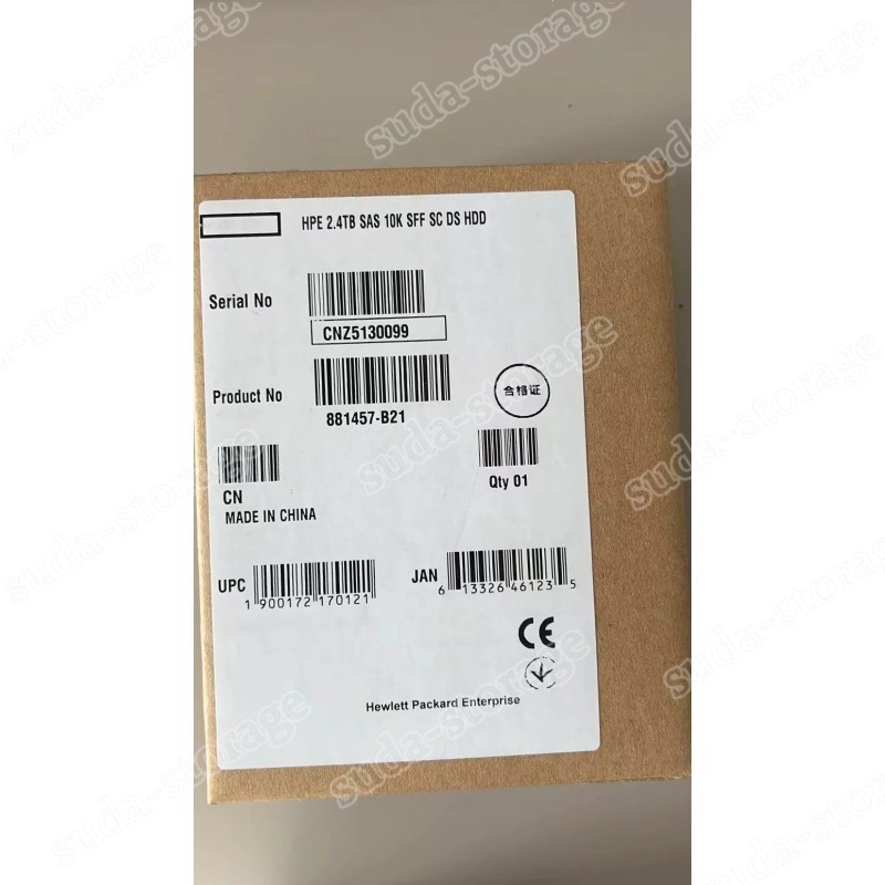 1PCS NEW 881457-B21 881507-001 HPE 2.4TB 12G SAS 10K 2.5" SFF 512e DS HDD Hard