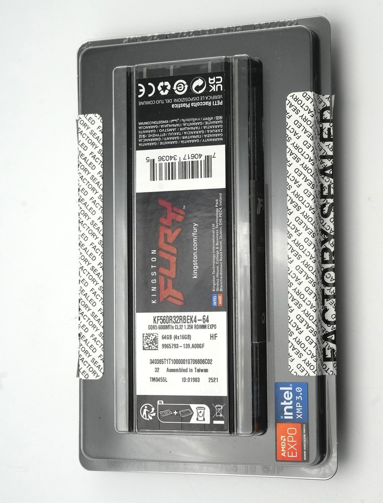 Kingston KF560R32RBEK4-64 FURY Renegade Pro 64GB(4x16GB) DDR5 6000 MHz - NEW