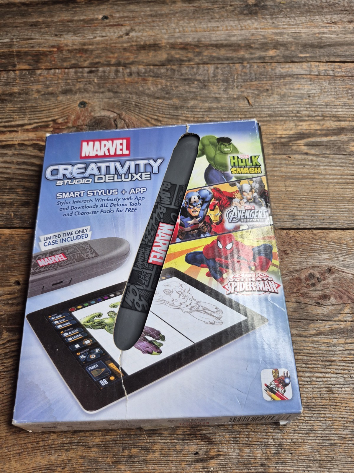 MARVEL Creativity Studio Deluxe Smart StylusHulk Avengers Spider-Man