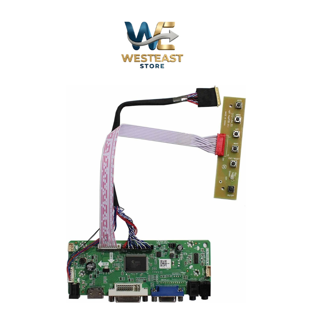 HD MI DVI VGA Audio Controller Board M.NT68676.3 Work for 15.6'' 17.3" 1600X900
