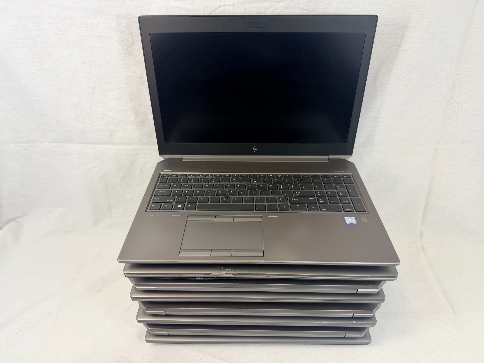 (W) LOT OF 8-HP ZBook 15 G5 15.6" Laptops i7-8750H 2.20GHz - No OS - SEE DECR.