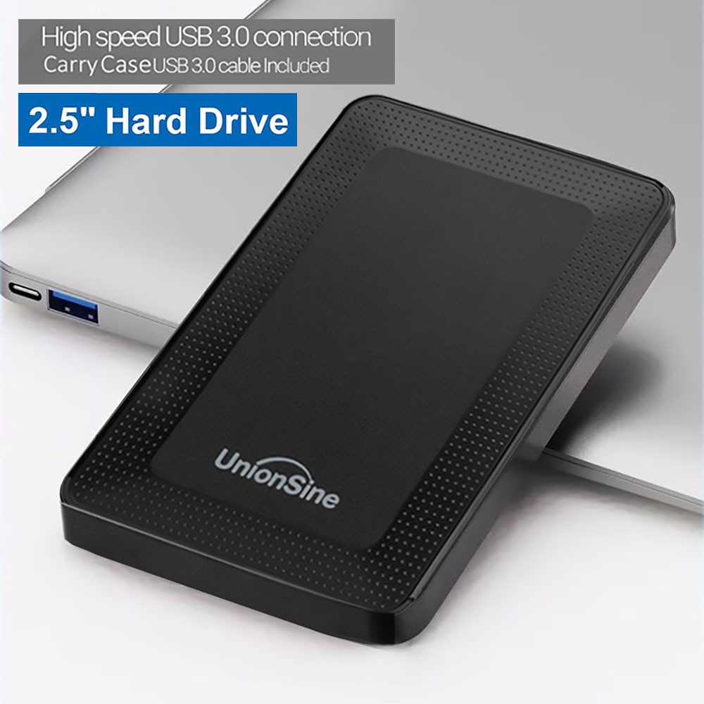 UnionSine 500GB External Hard Drive USB 3.0 2.5" HDD Disk Dive for PC Laptop Mac