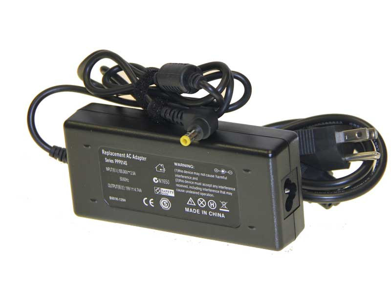 AC Adapter For ASUS Designo Curved MX32VQ 31.5” WQHD Monitor 90W Power Supply