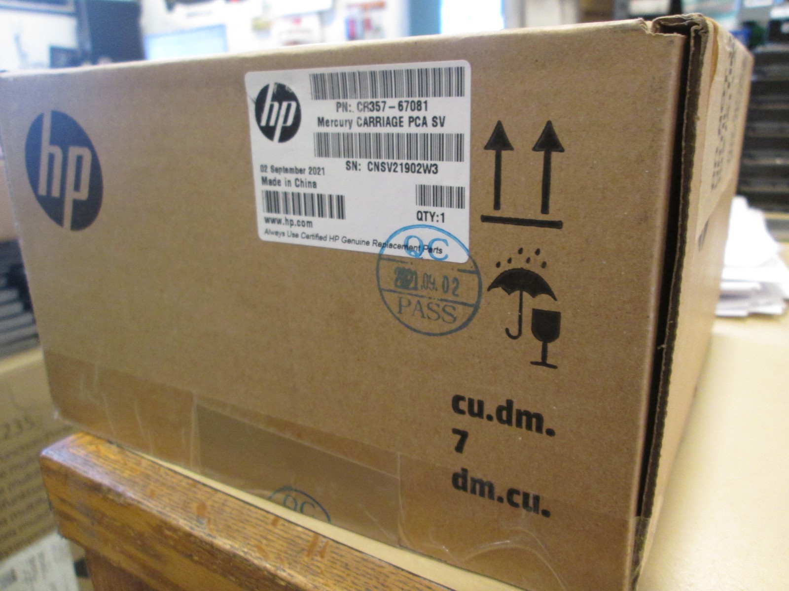GENUINE HP CR357-67081 Carriage PCA Board DJ T920 T930 T1500 T2500 T3500 T1600
