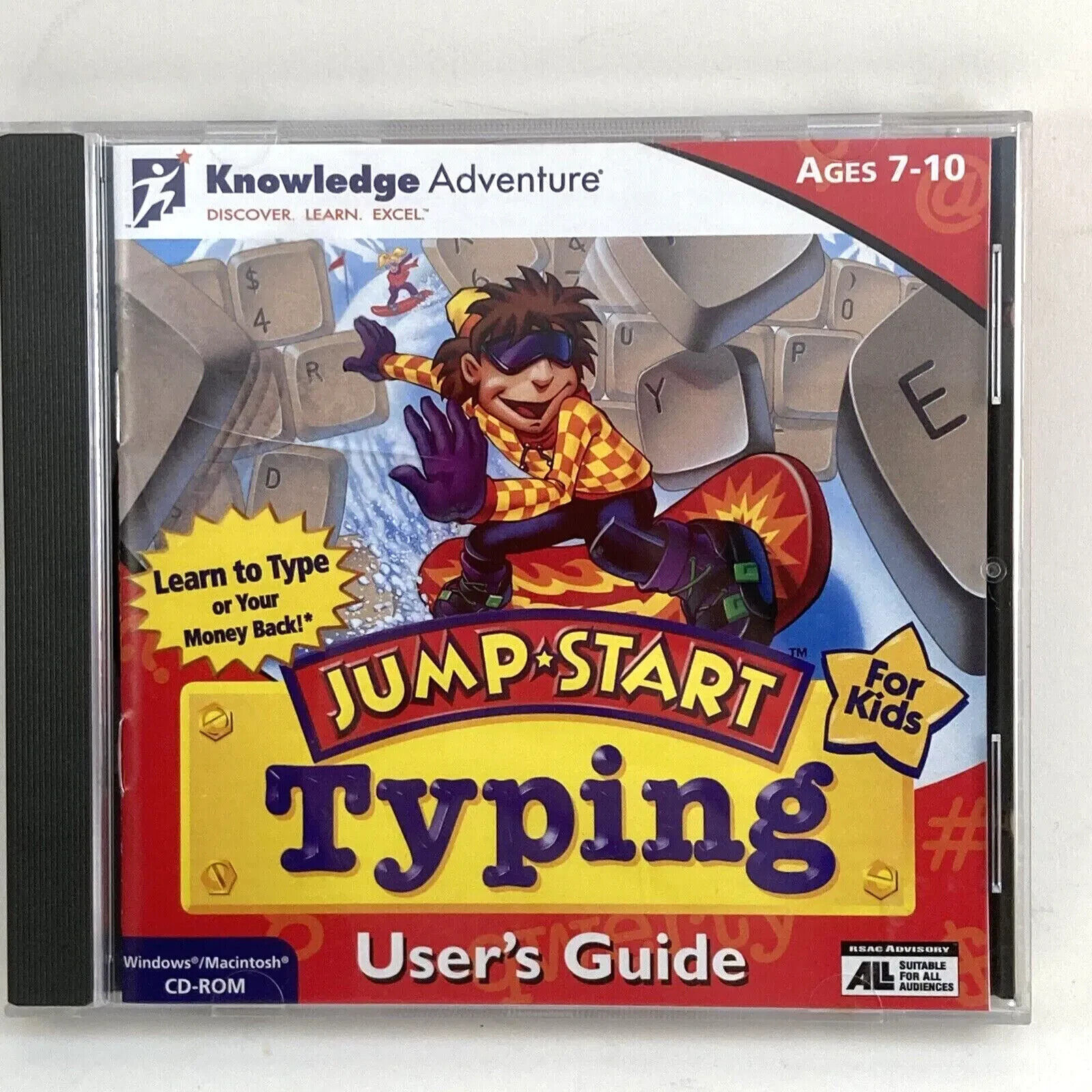 Jump Start Typing For Kids Cd Rom 1997 Knowledge Adventure