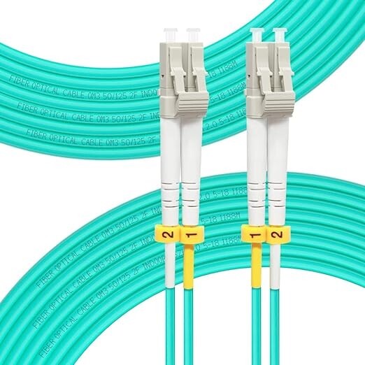 200M/656f - LC to LC Fiber Patch Cable OM3 0.2m-200M/656ft, 10GB