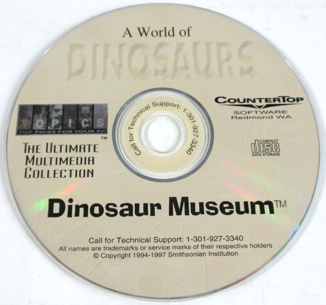 CounterTop  A World of Dinosaurs DINOSAUR MUSEUM CD