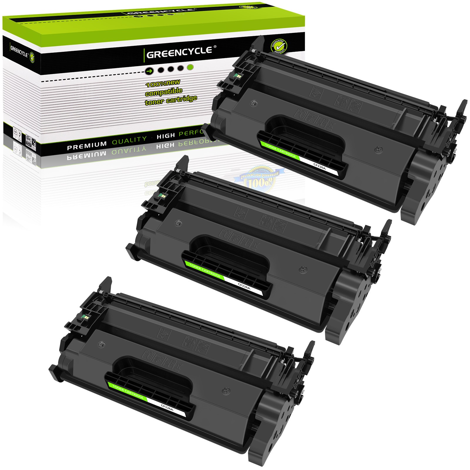 3 Pack CRG-052 Toner Compatible with Canon 052 imageCLASS MF421dw MF428x MF429x