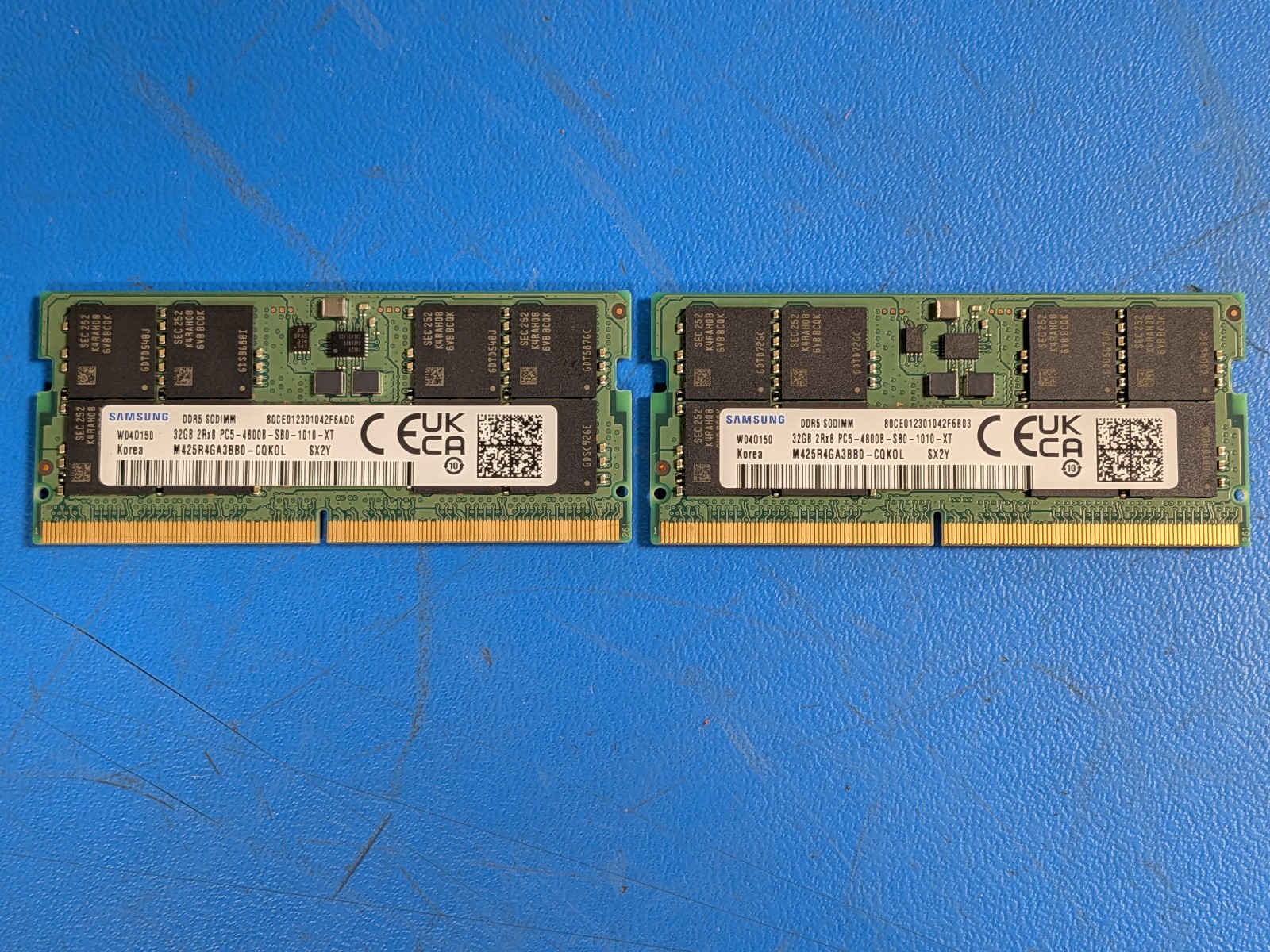 KIT OF 2 (32GB 2Rx8 PC5-4800B-SB0-1010-XT 80CE012301042F6B03) 64GB Kit 2x32GB