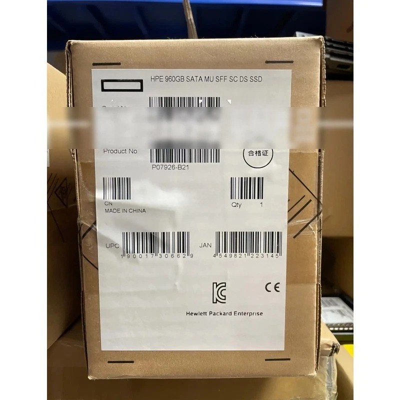 FOR HPE P07926-B21 960GB P07926-B21 P08692-001 6G 2.5IN SFF SATA Mixed-Use Gen10