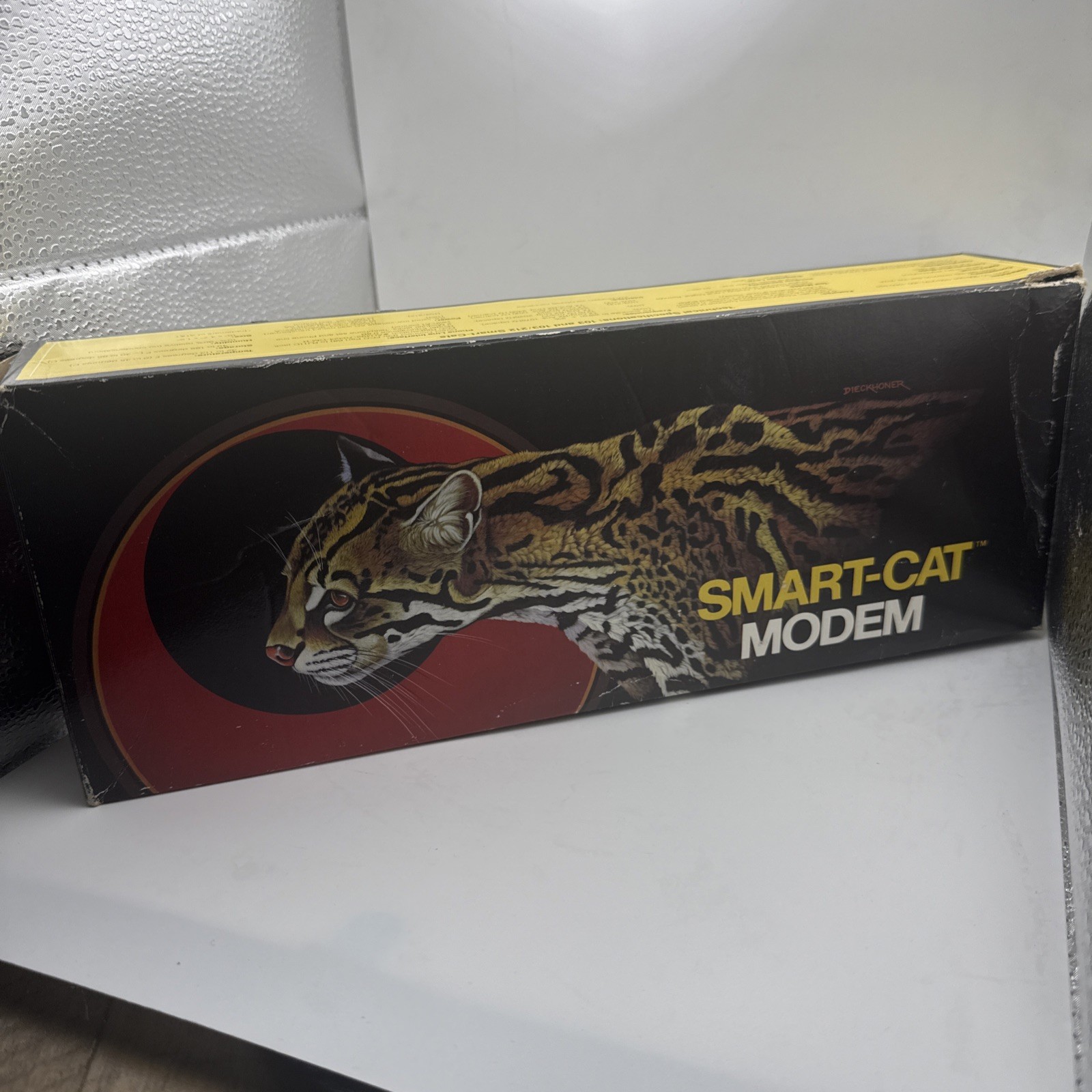 Vintage Novation CAT Modem 103/212 Smart Modem Complete In Box And Turns On C3