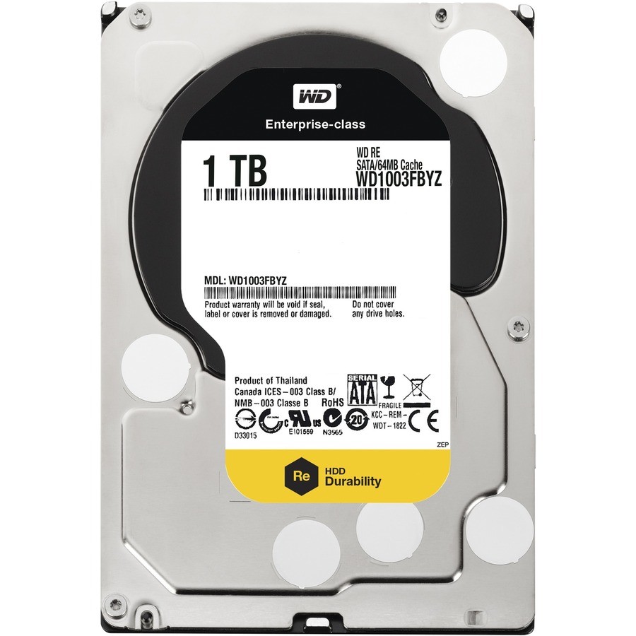 WD RE WD1003FBYZ 1TB Hard Drive 3.5" Internal SATA/600 7200rpm