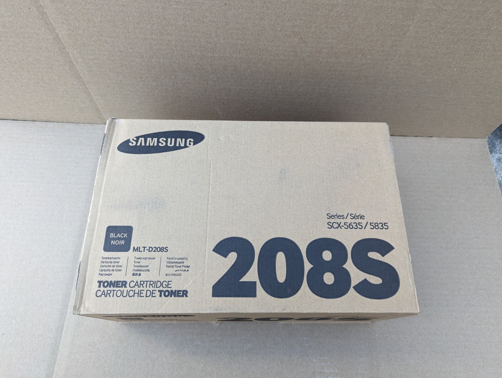 Samsung 208S Black Toner Cartridge MLT-D208S SCX-5635/5835 Genuine OEM