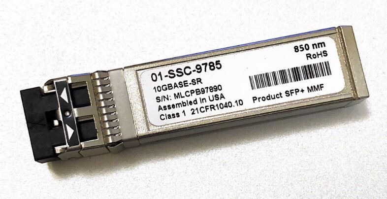 SonicWALL 01-SSC-9785 compatible 10GBASE-SR 10GE SFP+SR 850nm LC MMF MADE IN USA