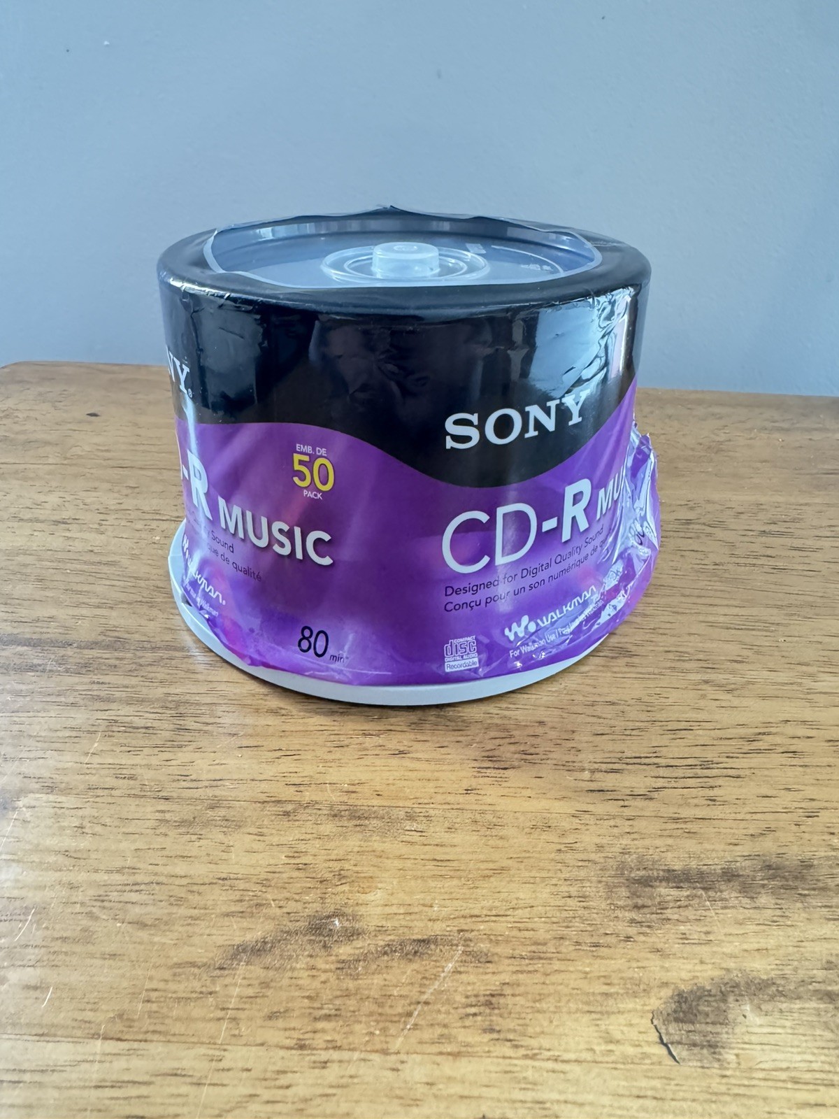 Sony CD-R Music 50 Pack 80 Minute Blank Recordable 50 Discs - READ
