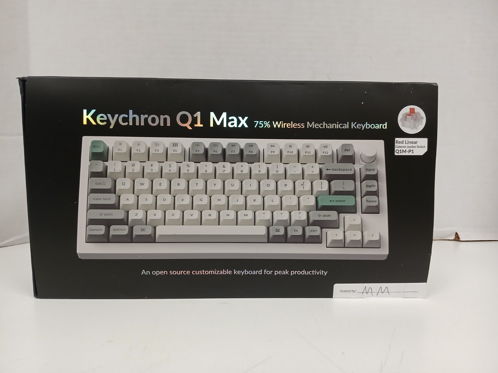 Keychron Q1 Max 75% Wireless Mechanical Keyboard With Red Switches  *READ*