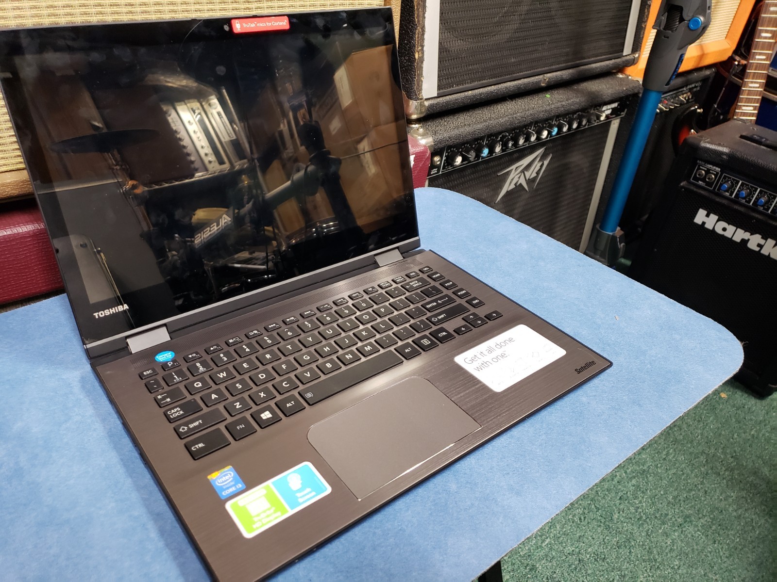 Toshiba satellite e45w-c4200x for parts only damaged