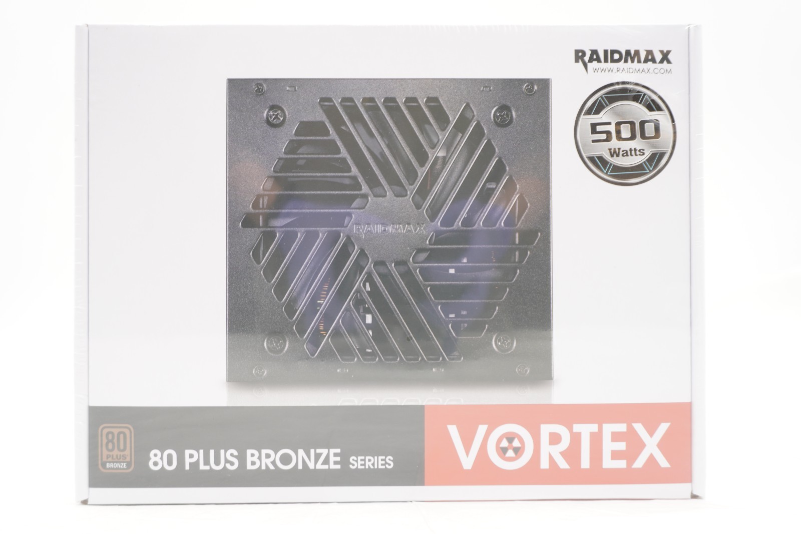 Raidmax Vortex RX-500AF-V-O 80+ Bronze 500W ATX Power Supply PC Computer Gaming