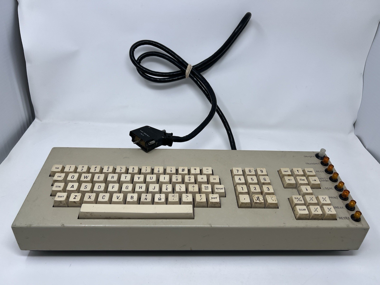 Rare Vintage Hazeltine 2000 Terminal Computer Keyboard - Untested