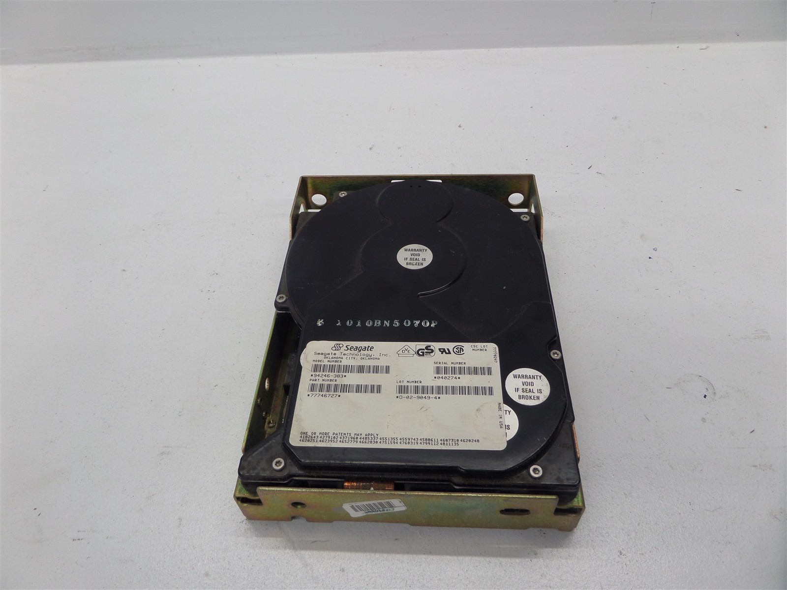 Vintage Seagate 94246-383 5.25" Internal Hard Disk Drive