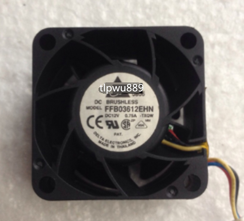 For Delta FFB03612EHN Fan 12V 0.75A 36*36*28mm t1