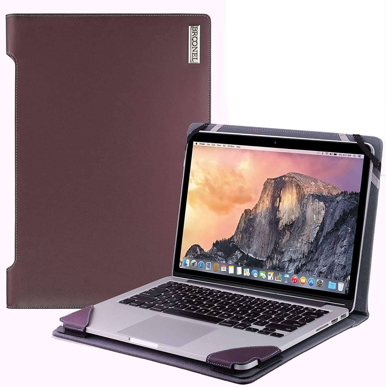Broonel Purple Leather Laptop Case For Acer Aspire Switch 11 V