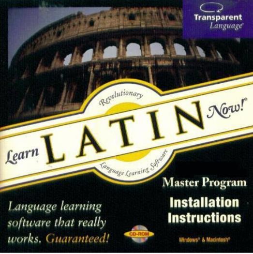 Learn Latin Now 9.0 PC MAC CD ancient language, vocabulary speech learning tool