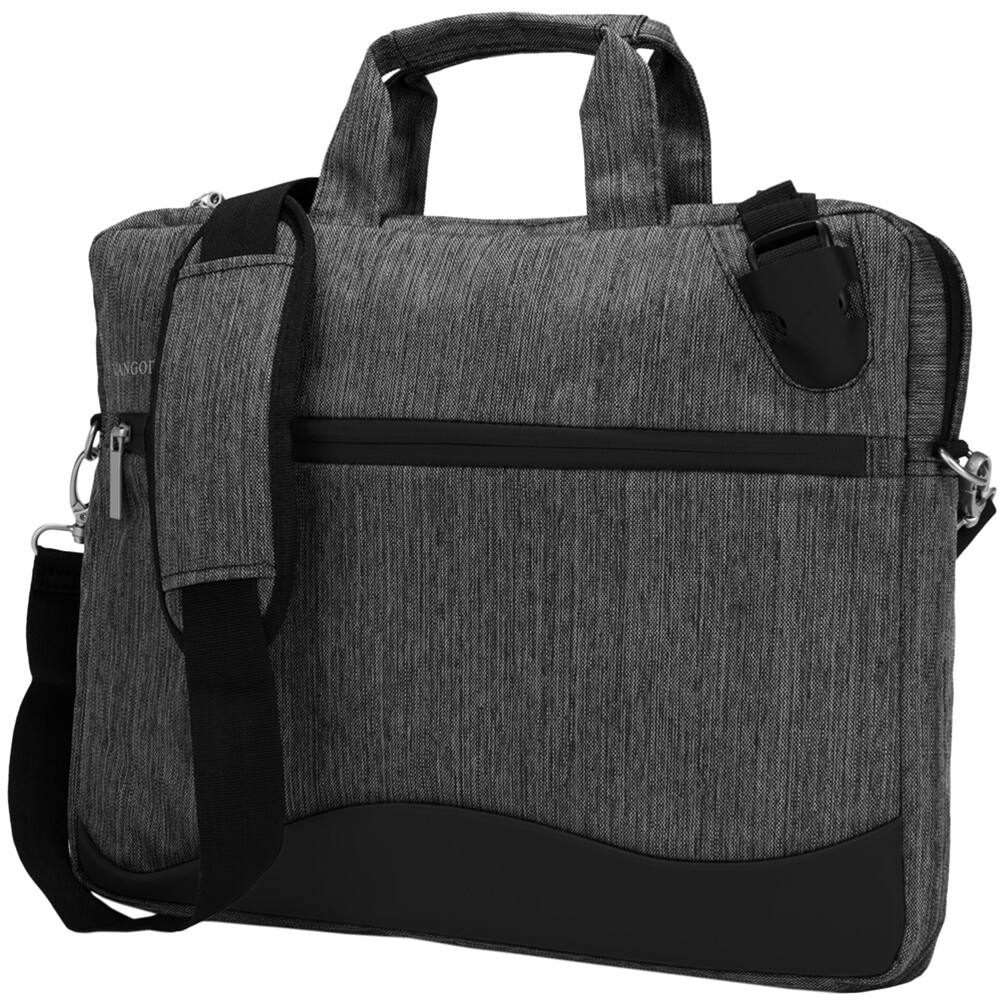 Black Nylon Laptop Case School Crossbody Bag For 15" Lenovo ThinkPad T15 / P15