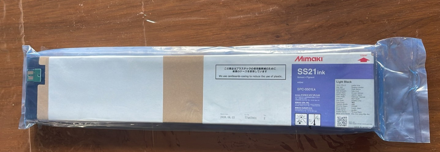 Mimaki SS21 Ink Light Black SPC-0588Lk 2000ml Solvent Pigment OEM Genuine
