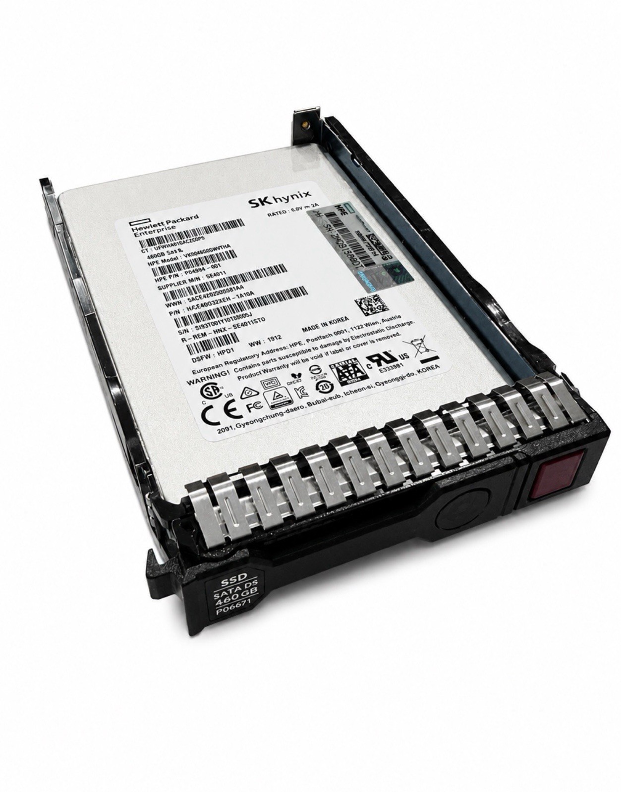 HPE SK Hynix P04954-001 480GB SATA 6Gb/s TLC 2.5 SFF Solid State Drive SSD