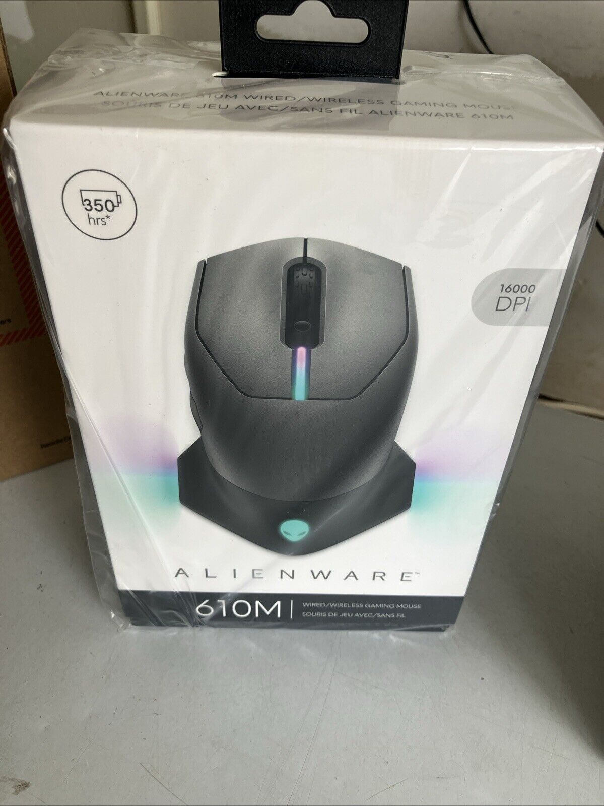 Alienware Wired/Wireless Gaming Mouse AW610M: 16000 DPI Optical Sensor NEW $70