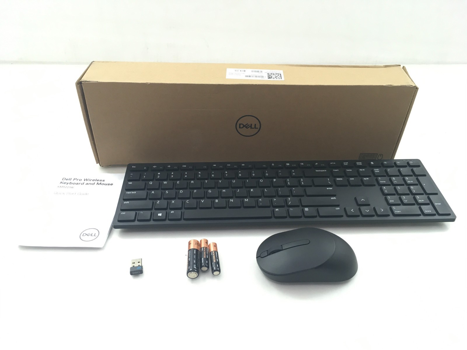 Dell Pro Wireless Keyboard and Mouse - KM5221WBKB-US