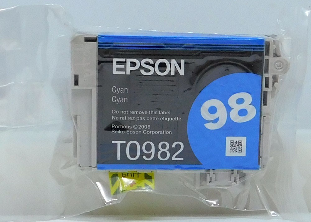 Epson 98/T098220 Cyan High-Yield Ink Cartridge for Artisan 700/710/730/800/810