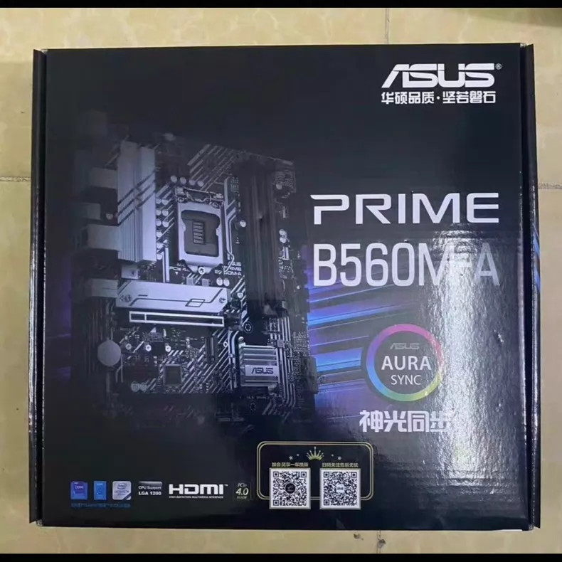 ASUS PRIME B560M-A LGA 1200 Intel B560 SATA 6Gb/s Micro ATX Intel Motherboard