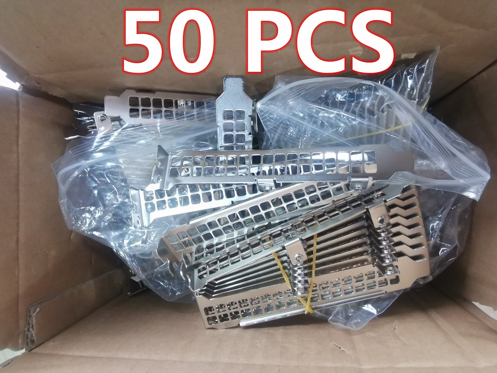 50PCS Full Height Bracket For Supermicro  AOC-S3008L-L8I L8E AOC-S3108L-H8IR