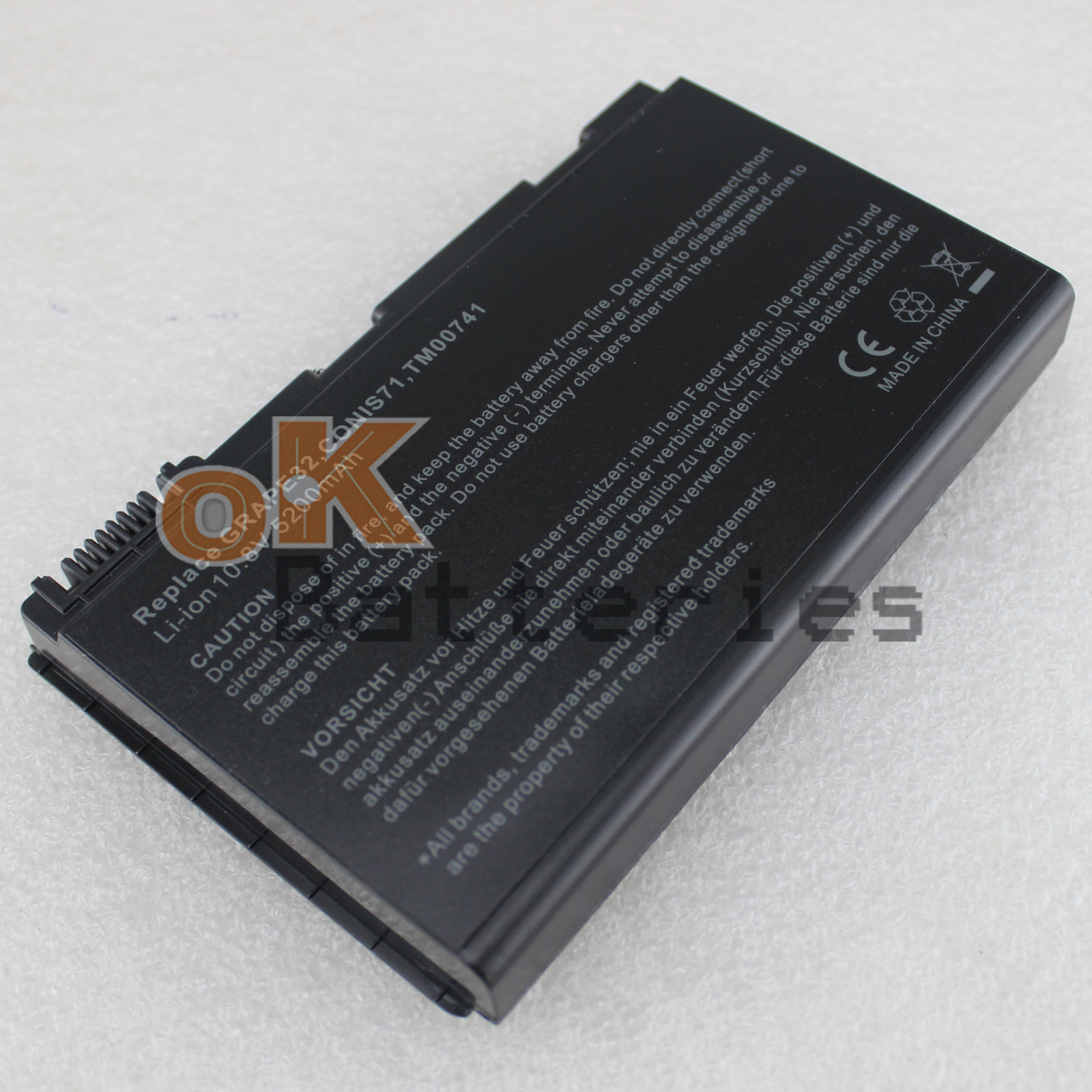 5200MAH Battery Fit Acer TravelMate 5220 5320 5520 5710 7220 7520 TM00741