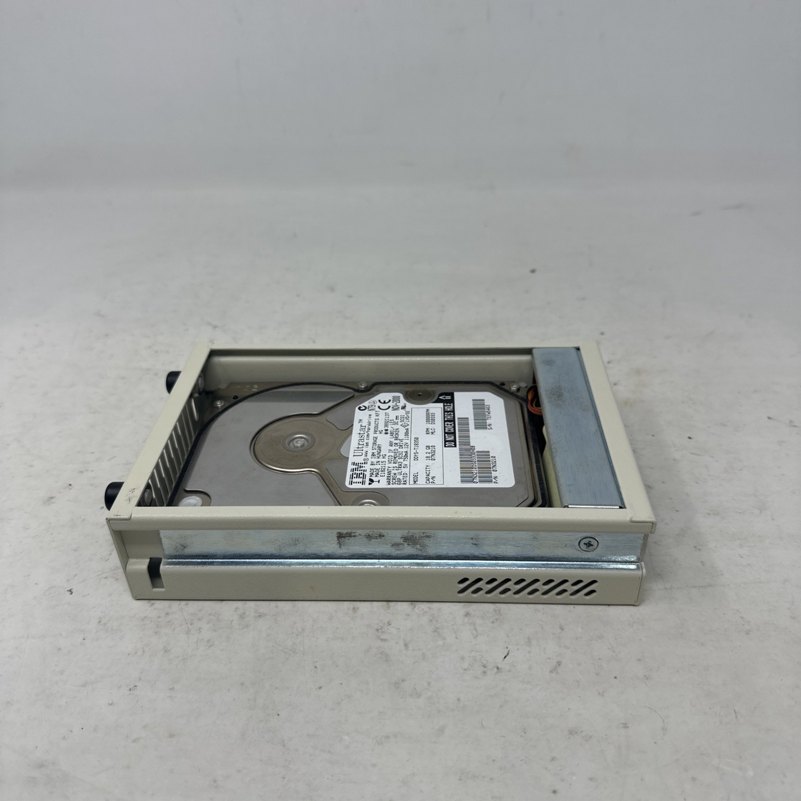 IBM Ultrastar Harddrive 18.2 GB Unknown Contents - located on Shelf 233
