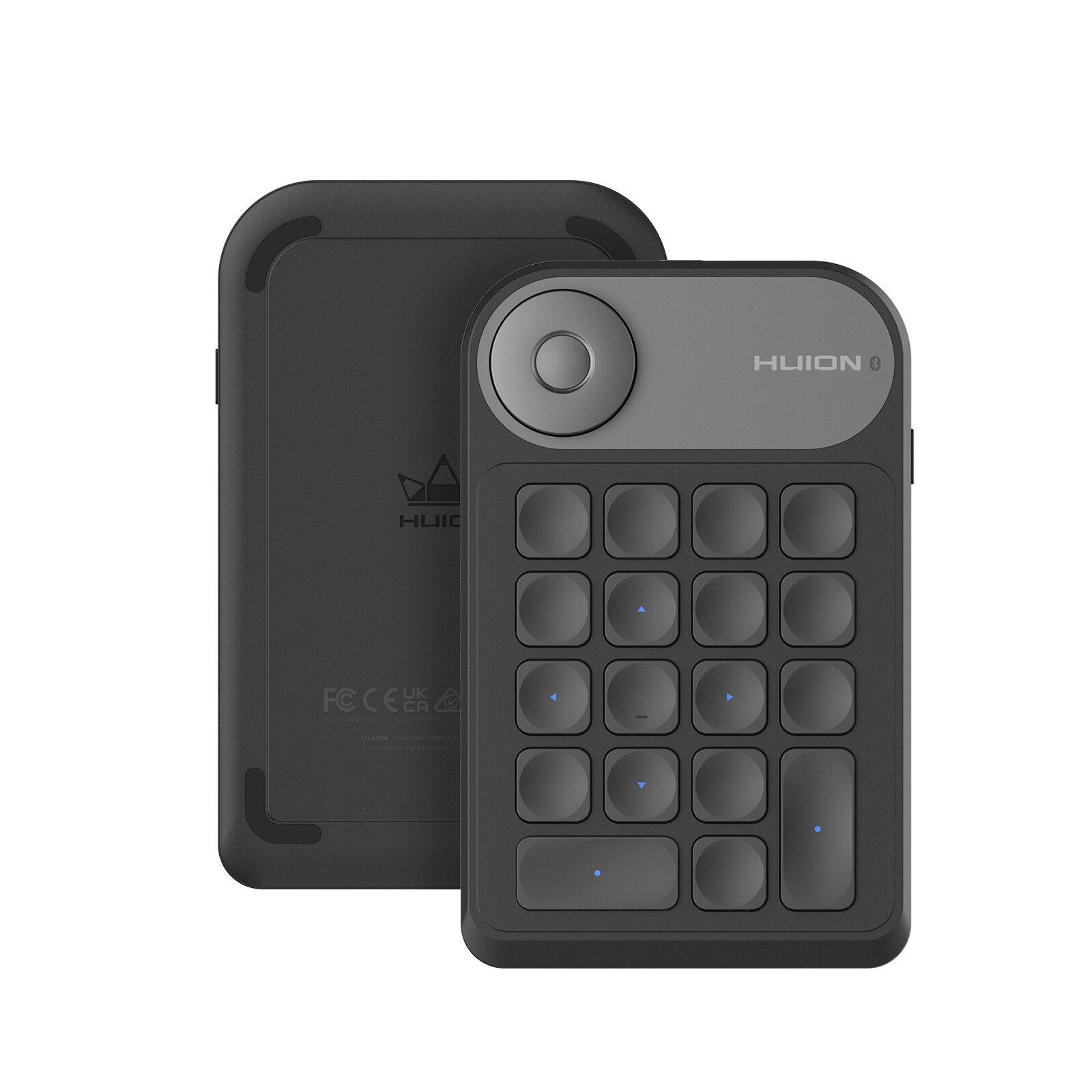 HUION Keydial Mini Bluetooth Programmable Keypad with Dial 5 Keys 18 Customized