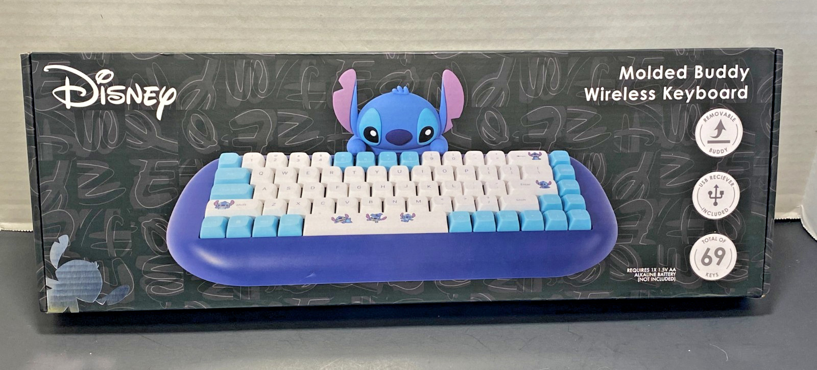 NEW Disney Stitch Molded Buddy Wireless Keyboard