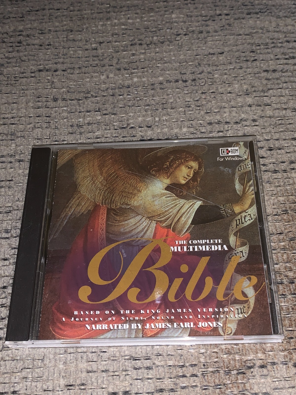 The Complete Multimedia Bible, James Earl Jones (PC, 1995 Win CD-ROM) Software