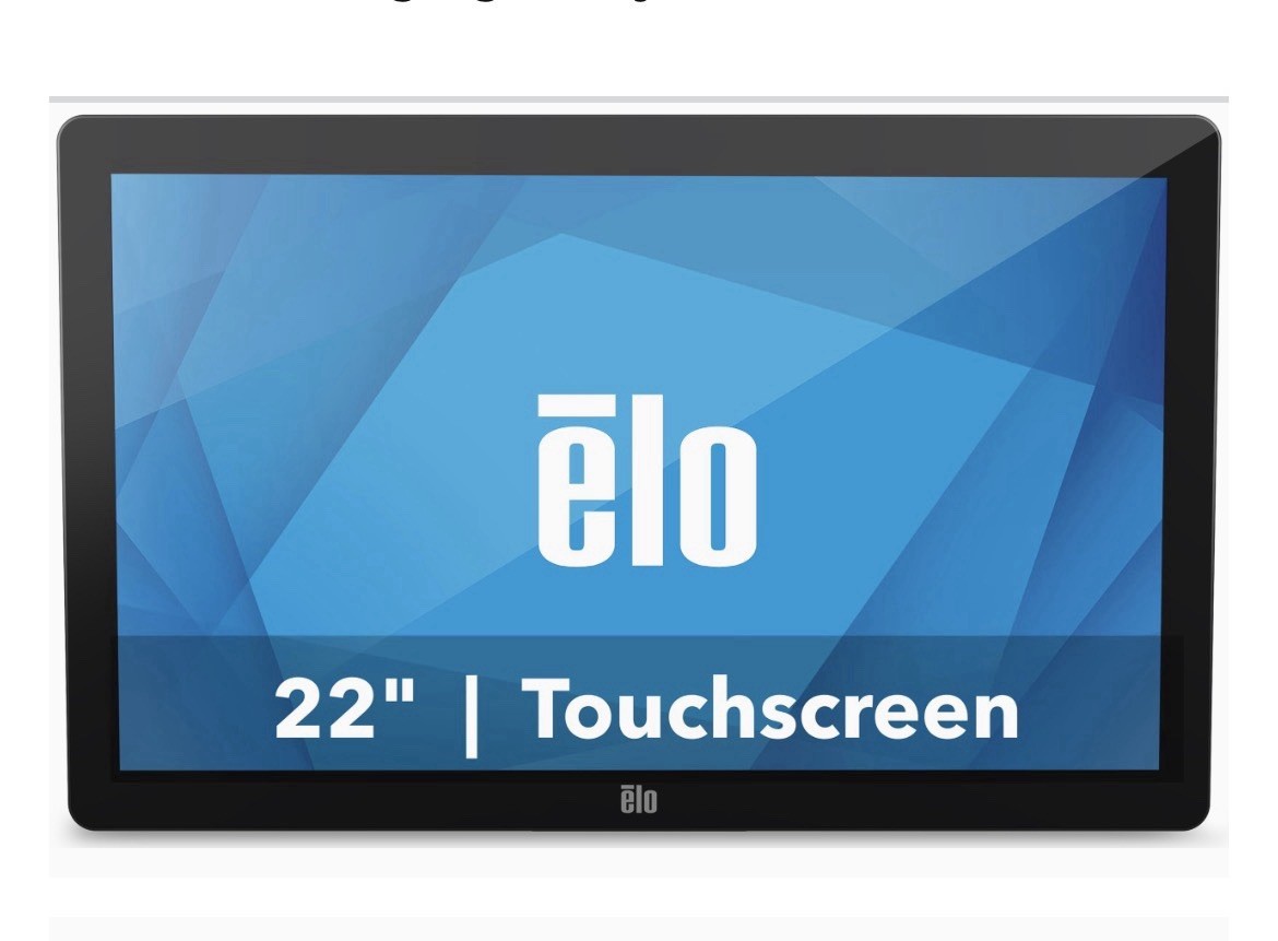 Elo 2202L 22 Touchscreen Monitor PCAP 10 Touch 1920 x 1080 Black NEW IN BOX