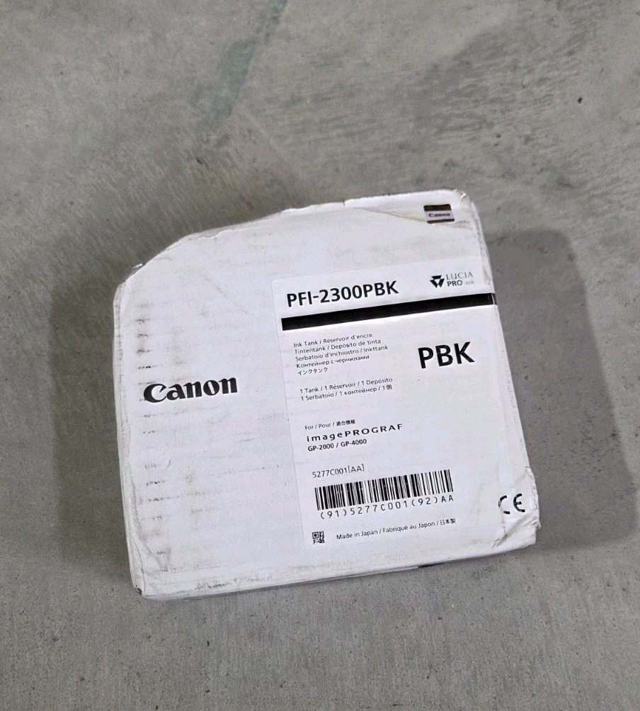 2028 GENUINE Canon PFI-2100PBK 160ml Photo Black Ink Tank GP-2000/4000/6600 