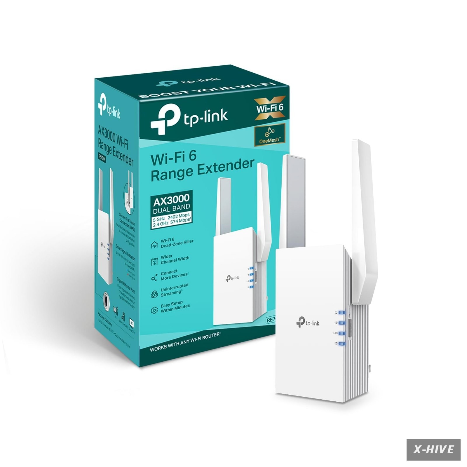 Tp-Link AX3000 Wi-Fi Range Extender - Boost Any Wi-Fi Network