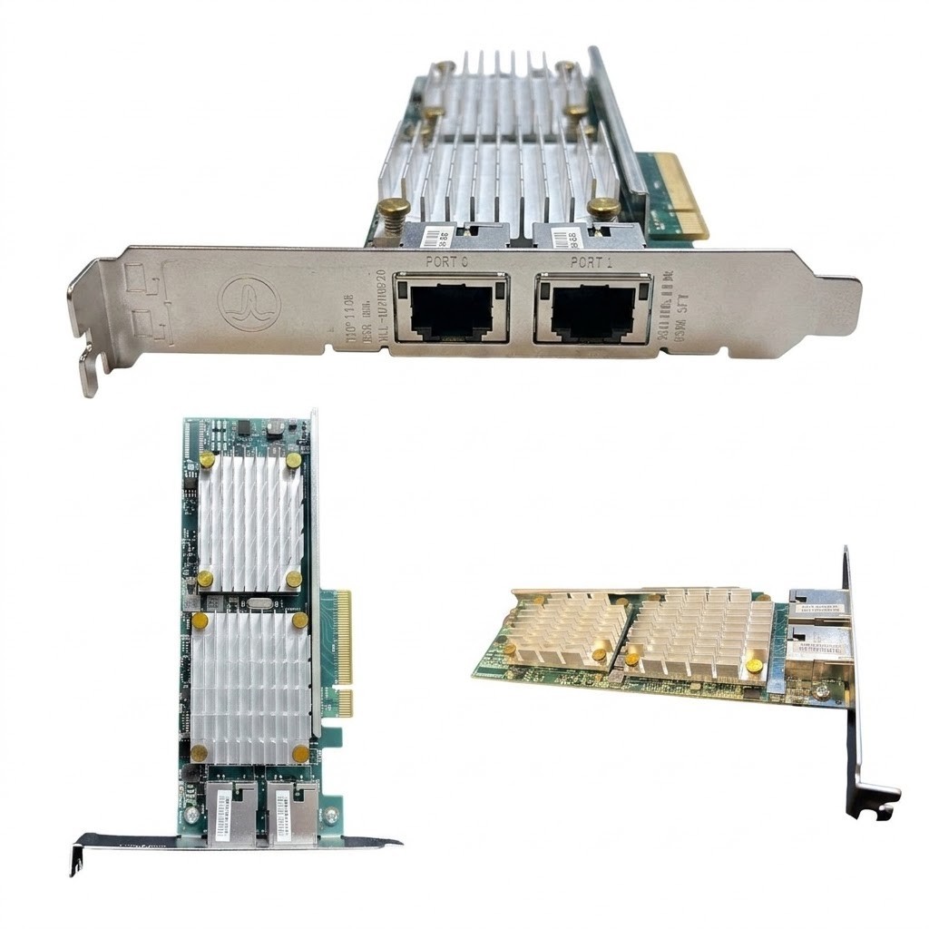IBM Broadcom NetXtreme II Dual Port 10GbE RJ45 PCIe Adapter 49Y7912 49Y7910 FH