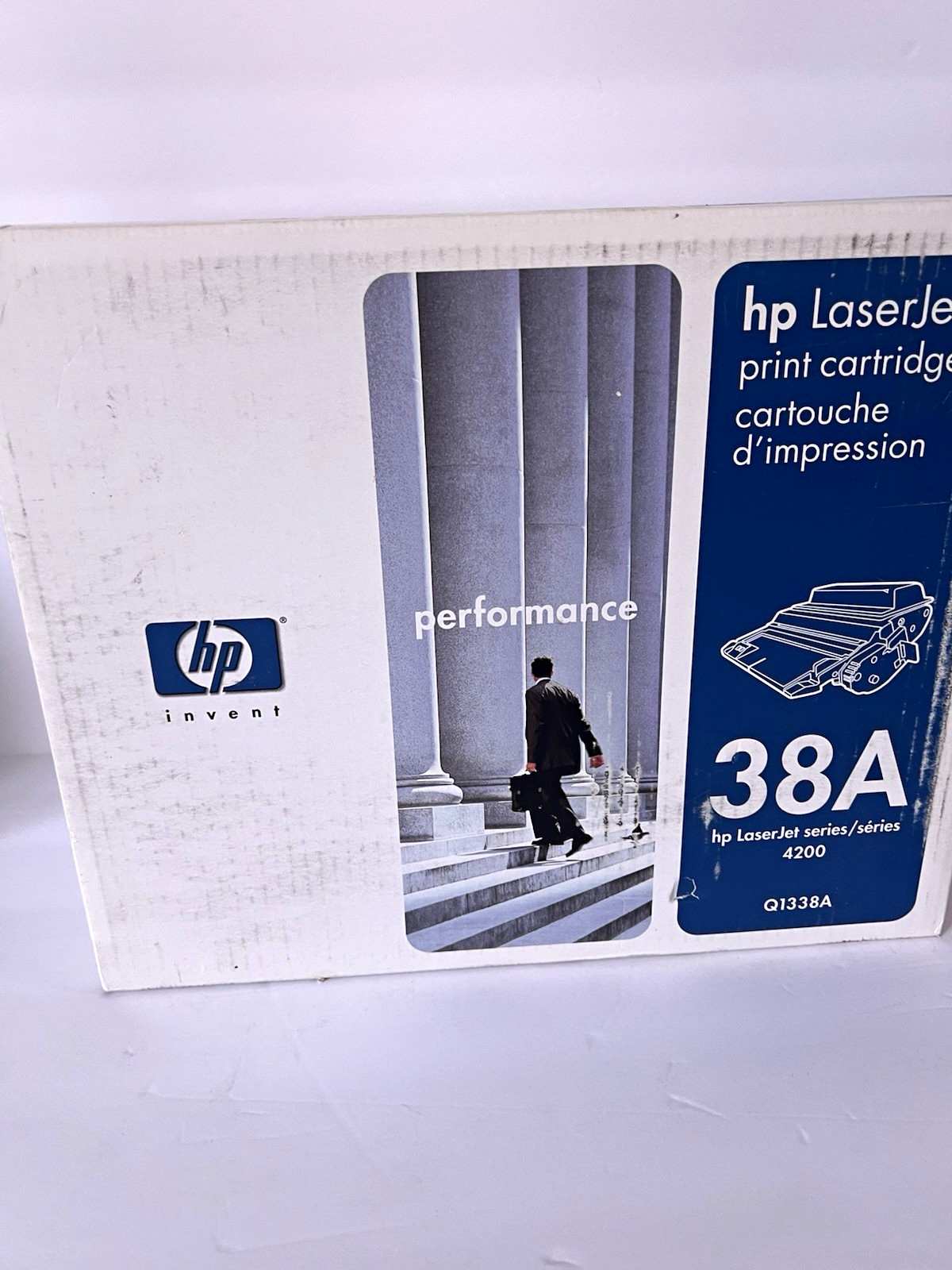 HP Q1338A 38A Genuine/Original Black Laser Toner Cartridge for LaserJet 4200