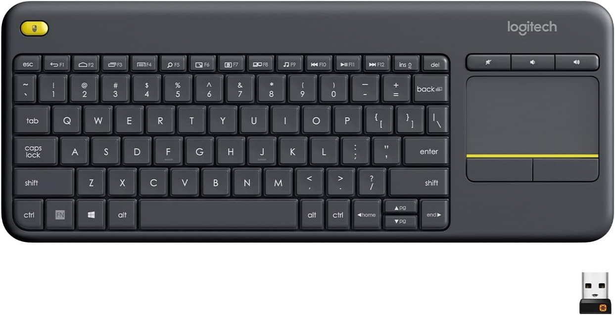 Logitech K400 Plus keyboard RF Wireless - Black