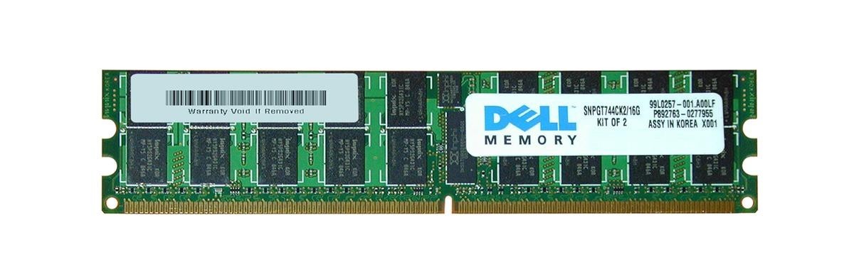 NEW SNPGT744CK2/16G Dell 16GB Kit (2 X 8GB) PC2-5300 DDR2