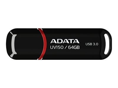 ADATA DashDrive UV150 USB Flash Drive 64GB 3.0 AUV150-64G-RBK