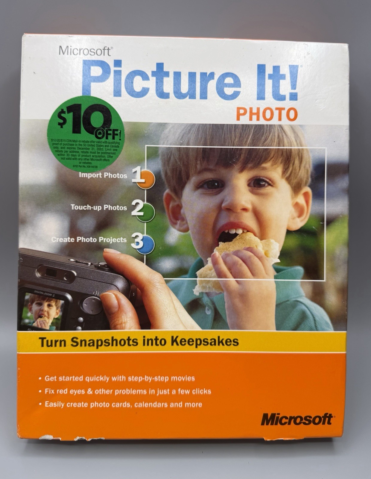 Microsoft Picture It Photo For Windows New Sealed